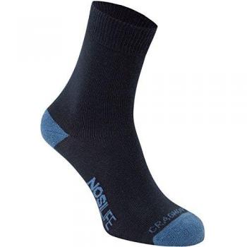 Craghoppers Viajes Nlife SGL Calcetines, Dknavy/Sftdm, 6-8 para Mujer