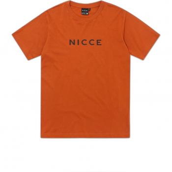 Nicce Compact Men's Orange Cotton T-Shirt - Size M