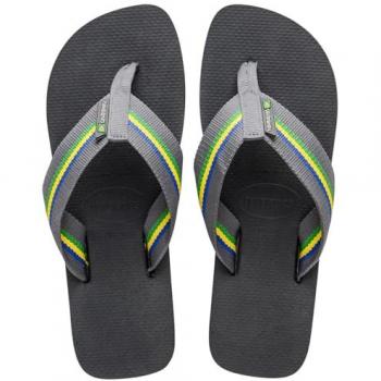 Havaianas Urban Brasil Flip Flops - New Graphite - UK 9-10 (EU 43/44)