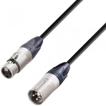 Adam Hall 5 Star Neutrik XLR Microphone Cable - 10m Black