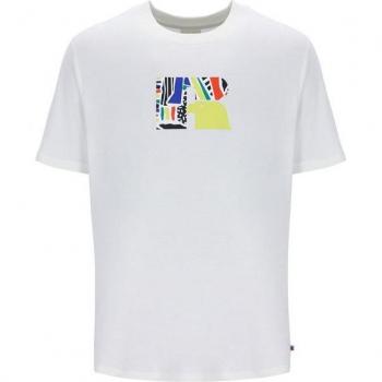 Camiseta de Manga Corta Hombre Russell Athletic Emt E36211 Blanco