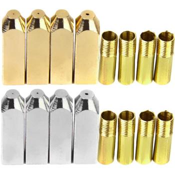 Gazechimp 8Sets Tornillo Redondo de Metal Cordones de Zapato de Reemplazo de Reparación