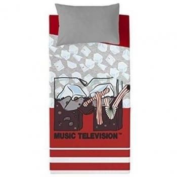 Euromoda Licencias Juego De Sábanas Mtv Frizzie Cola Rojo 160 x 270 + 145 x 100 cm