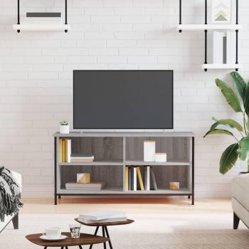 Soporte para TV Sonoma madera multicapa gris 100x40x50 cm