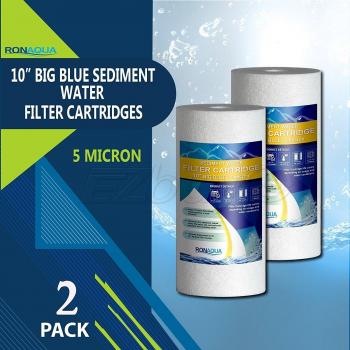 Big Blue Filtros de agua de repuesto de sedimentos 5 micras 4,5 Juego de Cartuchos de