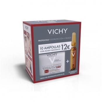 Crema de manos emoliente con SPF30 y 10 ampollas de vitamina C