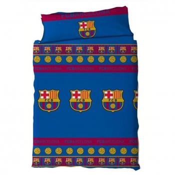 FCB Juego De Sabanas de 3 Piezas- FCBarcelona- Medida Cama 90