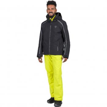 Chaqueta de esquí con capucha Rossignol Saluver negra mate para hombre - Talla M