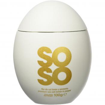 Soso Huevo Flor de Sal Limón y Pimienta - 100 gr