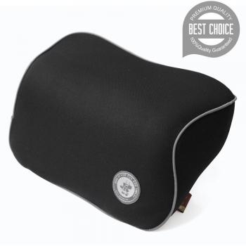 FMS Reposacabezas Tela de la Memoria Asiento de Coche Cuello almohada, con cubierta extraíble para el asiento de coche, Almohada de viaje Se adapta a Car Home Silla de oficina