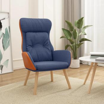 Sillón de Relax Azul en Tela y PVC