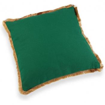 Cojín cuadrado Versa Whisker verde 10 x 45 x 45 cm