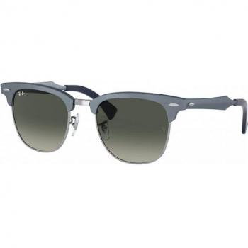 Ray-Ban RB3507 Clubmaster Aluminum 924871 Unisex Square Silver Sunglasses