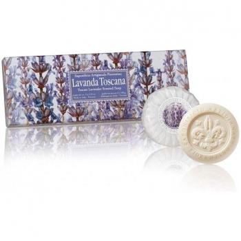 Set Jabón Artesanal Natural de Lavanda - Saponificio - Cuidado personal - 6 pastillas de jabón de 50 g cada una con aroma a lavanda