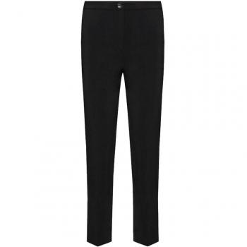 Patrizia Pepe High Waist Slim-fit Black Cigarette Trousers with Pockets - IT38|XS