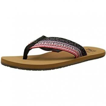 BILLABONG Baja - Sandalias para Mujer, Mujer, Sandalia, H9FF03, Sunset Red, 36 EU