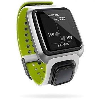 TomTom Golfer - Reloj para golf con GPS, color blanco y verde claro