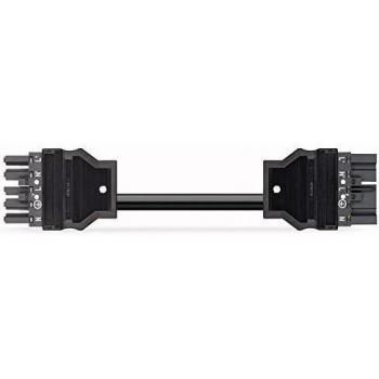Wago Pre-Assembled 5-Pole Dark Gray Cable, 3M Length - 771-8985/007-303