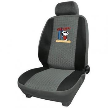 Ototop 92017 - Funda para asiento de coche con diseño de con diseño de Snoopy, color gris