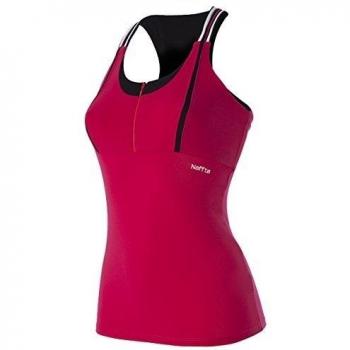 Naffta Active CA504/8433940068243 - Camiseta de asas para mujer, color borgoña / negro, talla L