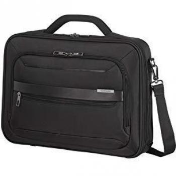 Samsonite Vectura Evo - Maletín para portátil 15.6 pulgadas, 41 cm, 14 L, Negro