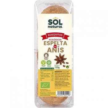 Solnatural Rosquitos de Espelta con Anís Bio 150g
