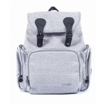 Mochila Clásica MAST con Diseño Suizo, Color Granito y Ónix