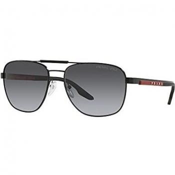 Prada Sport Linea Rossa SPS53X 1BO6G0 Matte Black/Polarised Grey Gradient Sunglasses