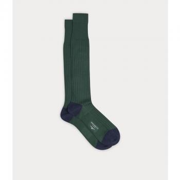 Calcetines de hombre extralargos en algodón mercerizado de Hackett London