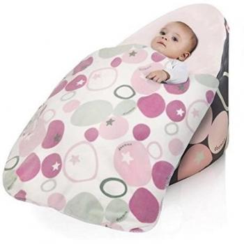 Babymoov Doomoo A044025 - Cubierta, diseño de estrellas, color rosa