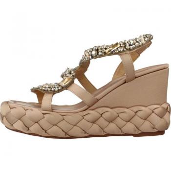 Sandalias Mujer Alma En Pena Modelo V23520 Color Bronce Bronze