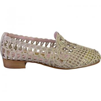 Mocasines de mujer NIVAL 1577 platino 524