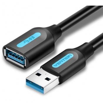 Cable alargador USB 3.0 Vention CBHBD / USB macho - USB hembra / 50cm / negro