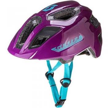 Scott 275232, Casco de Bicicleta Unisex para niño, Color Morado Intenso, Talla 1