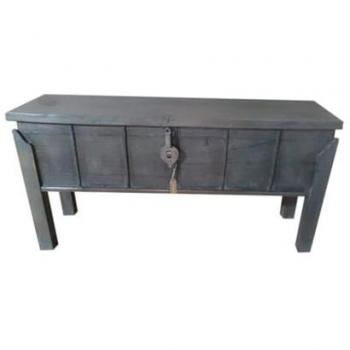 Aparador de madera marrón 157x45x77h cm estilo Artesanal WANDERLUST DECO (no viene montado)