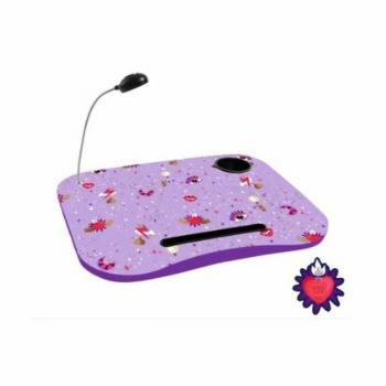 Bandeja Decorativa LED de PVC en Color Lila con Diseño Moderno