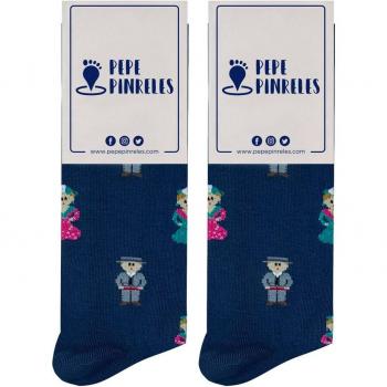 Calcetines Pepe Pinreles Flamencos Marino Azul Oscuro