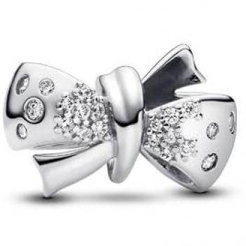 Charm Pandora Lazo Brillante en Plata de Ley con Brillantes