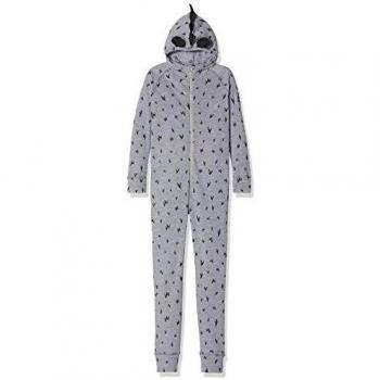 Odlo One Piece Suit Active Warm Kids-Grey Melange/AOP Fw19, Intimo-Bambino Unisex, Unisex niños, 150609-70714, Grey Melange/AOP fw19, 80