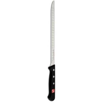 Quttin Gourmet - Cuchillo jamonero, 25 centímetros, con alveolos