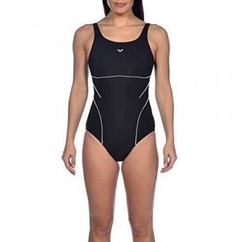Arena W U Back One Piece Bañador Bodylift Mujer Dana Copa B, Black-White, 42