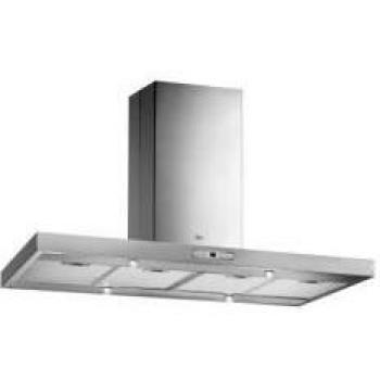 Teka, Campana de isla de 120 cm con mandos electrónicos y motor ECOPOWER, Modelo DH2 ISLA 1285, Eficiencia energética a, 120 x 100 x 60 cm, Acero Inoxidable