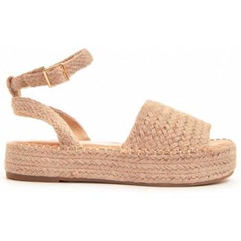 Sandalias planas Montevita Yuttan10 beige para mujer