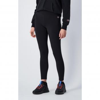 Mallas Champion Crop Leggings Mujer Negro - Mallas de mujer, diseño crop, color negro, marca Champion