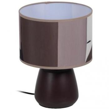 Lámpara de mesa Marrón Cerámica 60 W 220-240 V 22 x 22 x 29 cm