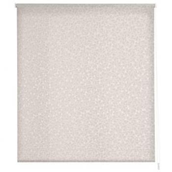 Estor Enrollable Translúcido Jacquard Beige Modelo Sandor 90 x 255 cm Fácil Instalación para Ventanas y Puertas