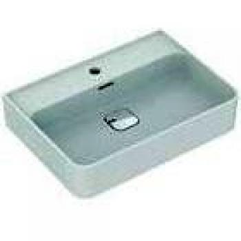 Lavabo Ideal Standard Strada II 600x430 mm, 1 orificio para grifería, con Ideal Plus, blanco