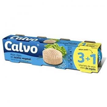 Atun claro calvo aceite girasol pack