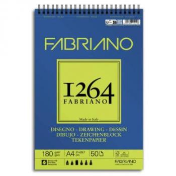 Pack de 5 unidades BLOCK DIB. FABRIANO 1264 A4 50h ESP. COR