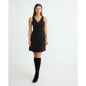 Yas - Vestido corto sin mangas, diseño sin mangas, corte corto, tejido ligero y transpirable, ideal para climas cálidos y ocasiones informales